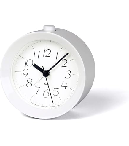 Amazon.co.jp: Lemnos (レムノス) アラーム時計 JIJI alarm ブラック