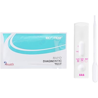 Amazon.co.jp: 5種類検出 薬物尿検査キット (最短1分/尿検査/1個) 薬物