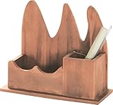 ミニ ペンスタンド [W22 x D9 x H18.5cm] 天然木（パイン）　オイル仕上