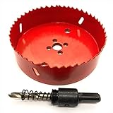 バイメタル ホールソー 大型 ドリル ビット 穴あけ (120mm)