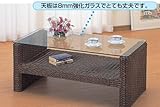 今枝商店 【北海道・沖縄・島、配達不可】【代引不可】 籐家具 ラタン家具 ガラステーブル T111B T-111B