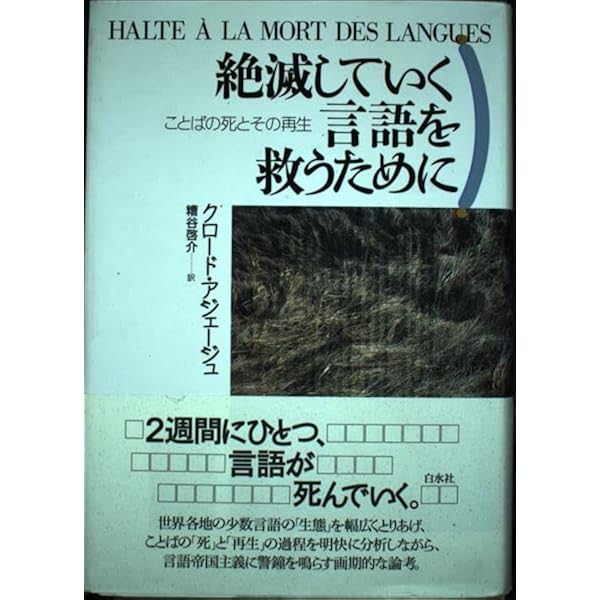 消滅する言語: 人類の知的遺産をいかに守るか (中公新書 1774