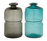 Deco 79 Glass Vase, 2 Assorted, 7 by 13' [並行輸入品]