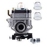 キャブレター付き2つのプライマーバルブは新台（Shindaiwa）T242X T242 LE242ストリングトリマーに適用します。代品です。