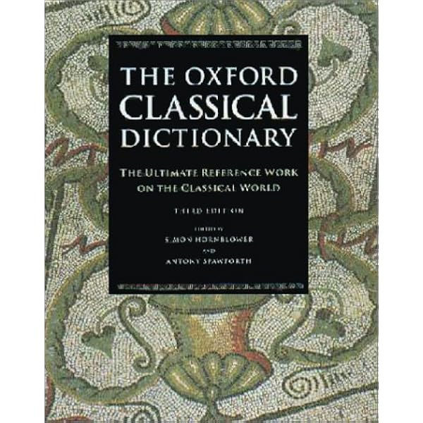Amazon | The Oxford Classical Dictionary | Hornblower, Simon