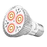 RGB LED Light Bulb ONEVER 10W E27 Dimmable 16 Colors Stage Lamp Spotlight with Remote Control For De