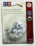 GE Nail-In Coax Cable Clips 20 Pack [並行輸入品]