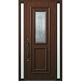 YKKAP 断熱玄関ドア ヴェナート[Aタイプ] 両袖FIX D3仕様[ドア高23タイプ]:U03型[幅1235mm×高2330mm]