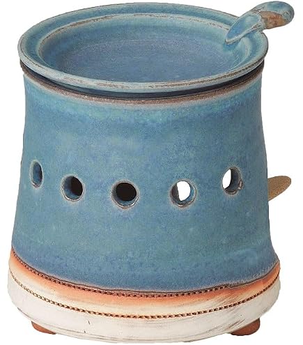 Amazon｜せともの市場 茶 香炉 手作り (日本製) 902-2995p 青(808-2963