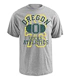 NCAA Oregon Ducks Pro重量半袖ロゴTシャツ L ホワイト