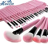 Haven 【32本セット】 化粧ブラシセット 化粧筆セット メイクブラシセット　可愛いピンク専用収納ケース付き 32本セット 美容/コスメ/香水 メイク雑貨/小物 ブラシ/チップ セット