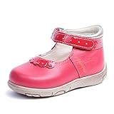 メモ型Fiona 3ha最初ウォーカーOrthopedicレザー滑り止めMary Jane ( Toddler ) カラー: レッド