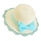 【SEBLES】ベビー 赤ちゃん 帽子 ハット ベイビー つば リボン 女の子 可愛い UV 紫外線カット 顎ゴム 春 夏 秋 リゾート お出かけ(タイプB,8歳以上)