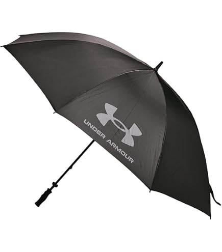 Amazon | Under Armour Golf Umbrella Double Canopy, Black (001