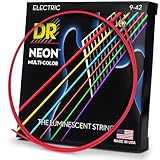 DR NMCE-9 色のついた エレキギター弦 やわらかい細いゲージ 009-042 コーティング弦 ディーアール
