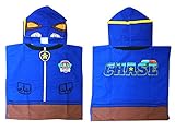 Paw Patrol Kidsバスタオルポンチョ – Chase