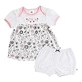 Just Born Baby Girls' Madeline 2-Piece Dress Set Floral Pink and White 6-9 Months [並行輸入品]