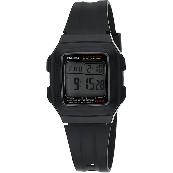 50 Meter Water Resistant Watch Casio Multilingual Databank Watch - 30 ...