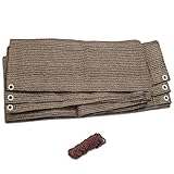 KTJ 日よけ シェード サンシェード オーニングシェード 風通しもよい 汎用 オーニング バルコニー ベランダ 廊下 庭下 庭先用 UVカ