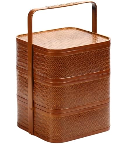 Amazon.co.jp: 自然素材にこだわったかご 竹 かご ハンドル付き