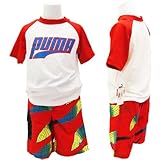 PUMA プーマ ボーイズ ラッシュガード付 &トランクス水着 スイミングウエア3才