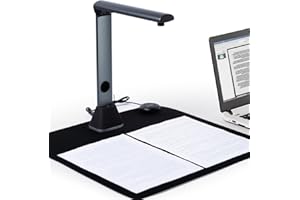 iCODIS スキャナー ドキュメントスキャナー 非破壊 書画カメラ: 1700万画素 A3対応 OCR コンパクト 自炊 高速スキャン PDF変換 ブックスキャン 自動平坦化 書籍デジタル化 卓上型 Windows/Mac対応 事務所/教育機関/在