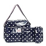 (キャスキッドソン)Cath Kidston ショルダー マザーズバッグ ZIP CHANGING BAG NAVY SPOT ドット386968 [並行輸入品]