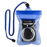 (Blue) - THEE Camera Waterproof Bag Housing Case Pouch Cover