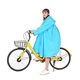 Liife レインコート 自転車 バイク ロング レインポンチョ 男女兼用 メンズ レディース 通勤通学 フリーサイズ レインウェア EVA 完全防水 高品質 (青, L) Liife レインコート 自転車 バイク ロング レインポンチョ 男女兼用 メンズ レディース 通勤通学 フリーサイズ レインウェア EVA 完全防水 高品質 (青, L)