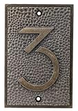 Frank Lloyd Wright Exhibition House Address Number 3 Plate [並行輸入品]