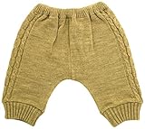 アンナニコラ ジャガードニット ひざ下丈サルエルパンツ 95cm ベージュ AN-58 E98 日本製