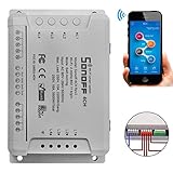 ANRIS 4CH R2 スマートスイッチ wifiリモートコントロール Alexa Echo/Google home/Google nest/IFTTT対応