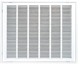 speedi-grille sg-2520 FG 25-inch X 20インチホワイトReturn Air Ventフィルタグリルwith固定ブレード
