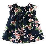 ベビー服 女の子 ワンピース ドレス スカート ノースリーブ 袖なし トップス 花柄 夏 ゆったり 丸首 子供服 キッズ 発表会/通園/誕生日/子供の日/出産お祝い