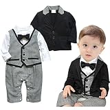 【wonderland】 ベビー キッズ 子供服 フォーマル 長袖 カバーオール ロンパース 男の子 (95)