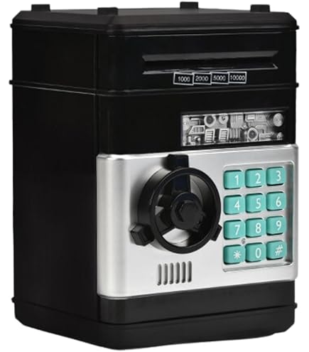 Amazon | タッチパネルATMバンク ブラック | 貯金箱 | おもちゃ