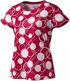 [プリンス] 半袖シャツ ゲームシャツ レディース ローズピンク×ホワイト (538) M