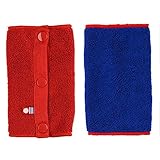 (ベビーホッパー) BabyHopper 今治タオル リバーシブル ベルトカバー レッド×ブルー