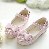 (チェリーレッド) CherryRed 子供靴 キッズ 女の子用 フォーマル靴 可愛い リボン 花 発表会 結婚式 卒園式 卒業式 入学式 七五三 28 ピンク