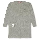 ベビードール ロングカーディガン レディース グレー