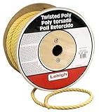 Lehigh Group .25in. X 1&amp;amp;amp;#44;200ft. Yellow Polypropylene Twisted Rope PY412 - Pack of 120