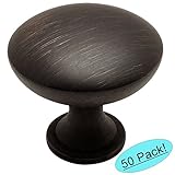 Cosmas ® 5305orb Oil Rubbed Bronze従来ラウンドソリッドキャビネットハードウェアノブ – 1 – 1 / 4 "直径 – 50パック