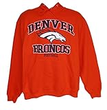 Denver Broncosフットボール大人用2 x - large 2 x lフード付きパーカースウェットシャツ