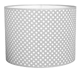 Taftan Polkadots Pendant Lampshade Diameter 35cm (Grey) by Taftan