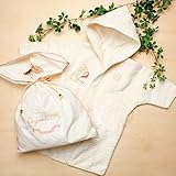 代官山オーガニックコットン専門店 Organically（オーガニカリー）ベビーバスローブ　ドルマンスリーブ ギフト