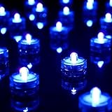 BeSde 36pc防水結婚式水中電池サブLEDライト ブルー