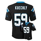 Luke Kuechly # 59 Carolina Panthers NFL Youthミッドティアジャージーブラック
