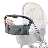 DIAGO 30071.75277 Deluxe Pram Organiser Grey/Blue by DIAGO