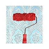 エンボスペイントローラーウォールペイントランナーウォールデコレーションDIYツール、パターン25