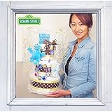 3段おむつケーキ「セサミストリート・クッキーモンスター」【出産祝い】【パンパース使用】-M